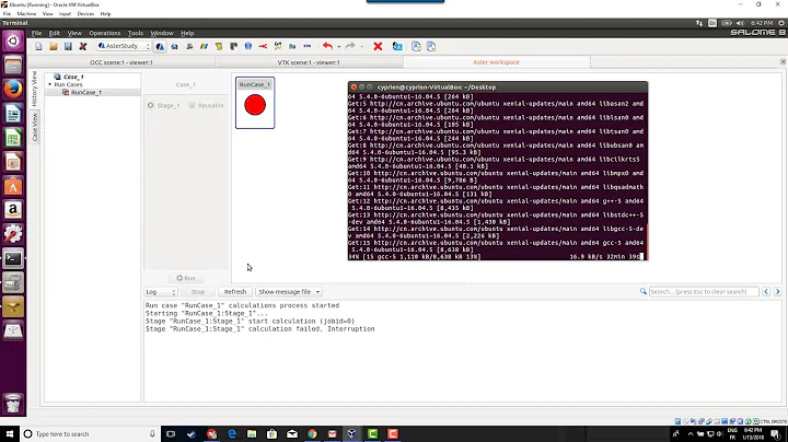 [Salome-Meca] Solving " EXIT_CODE =127 Error