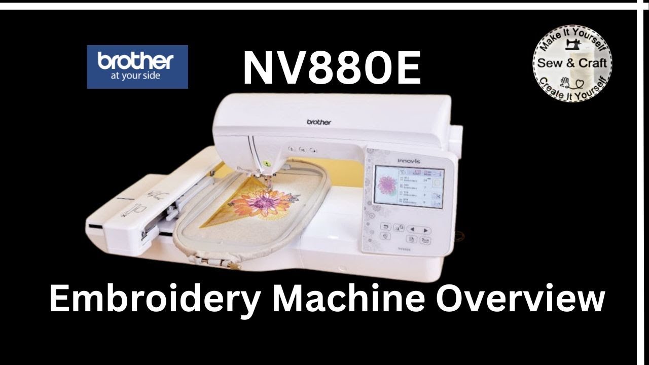 Machine à broder Brother Innovis NV880E  Maison de la Machine à Coudre et  à Repasser