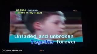 (002536) Here In My Heart By Plus One Karaoke 99900 Songs Tyrants Pensonic (25kv 4507) Kv Ui