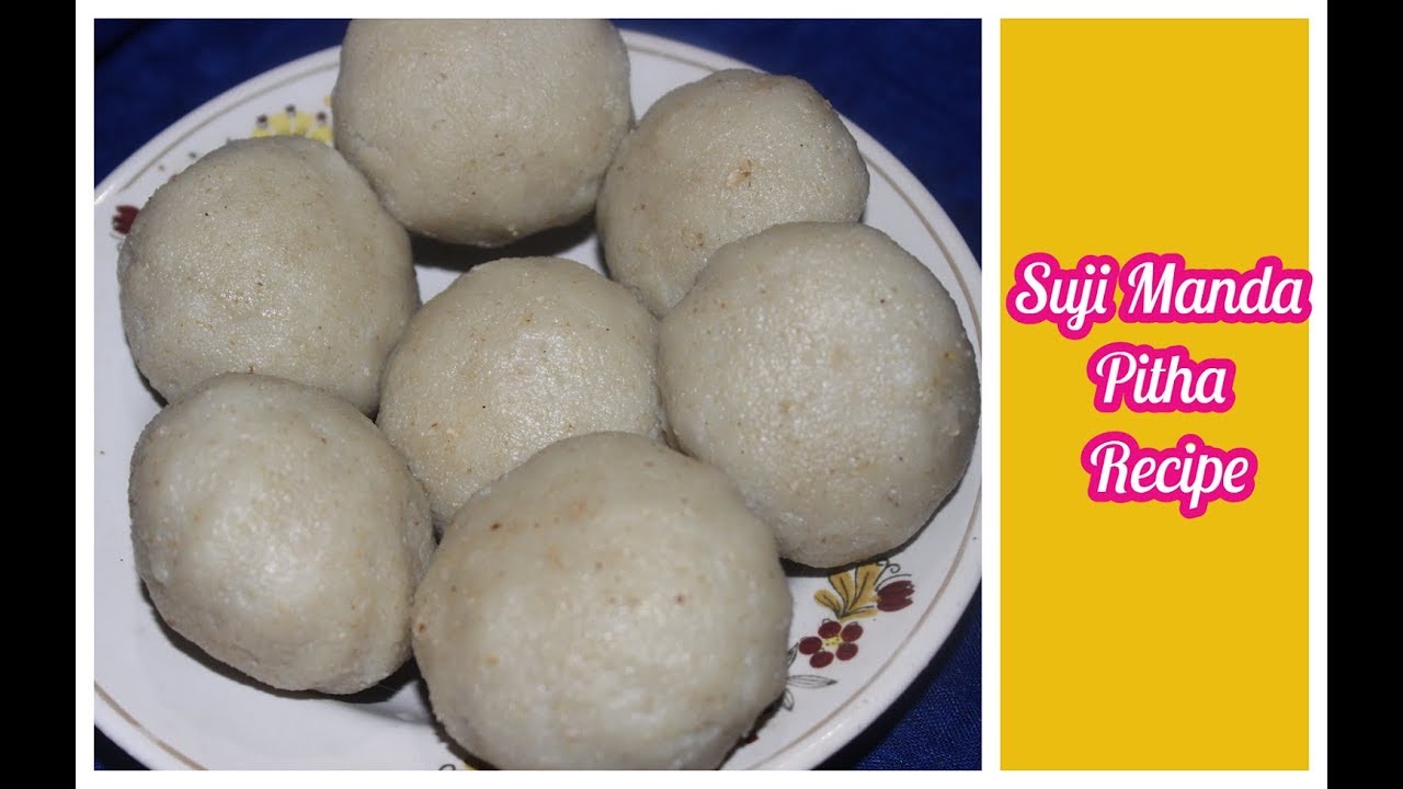 How To Make Suji Manda Pitha Recipe Video In Hindi Dussehra Festival