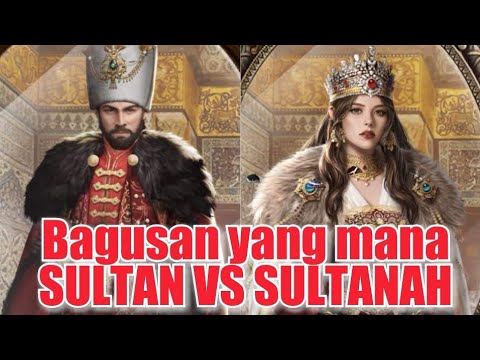Perbedaan pakaian Sultan  dan Sultanah Game of Sultans 