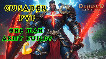 Crusader PVP - One Man Army Build? 😉😎💪 Diablo Immortal