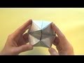 Cootie Catcher Flexahedron origami tutorial