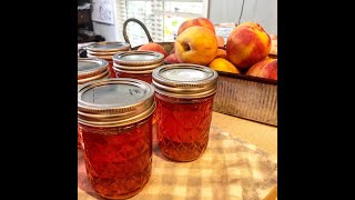 Making Peach Jelly