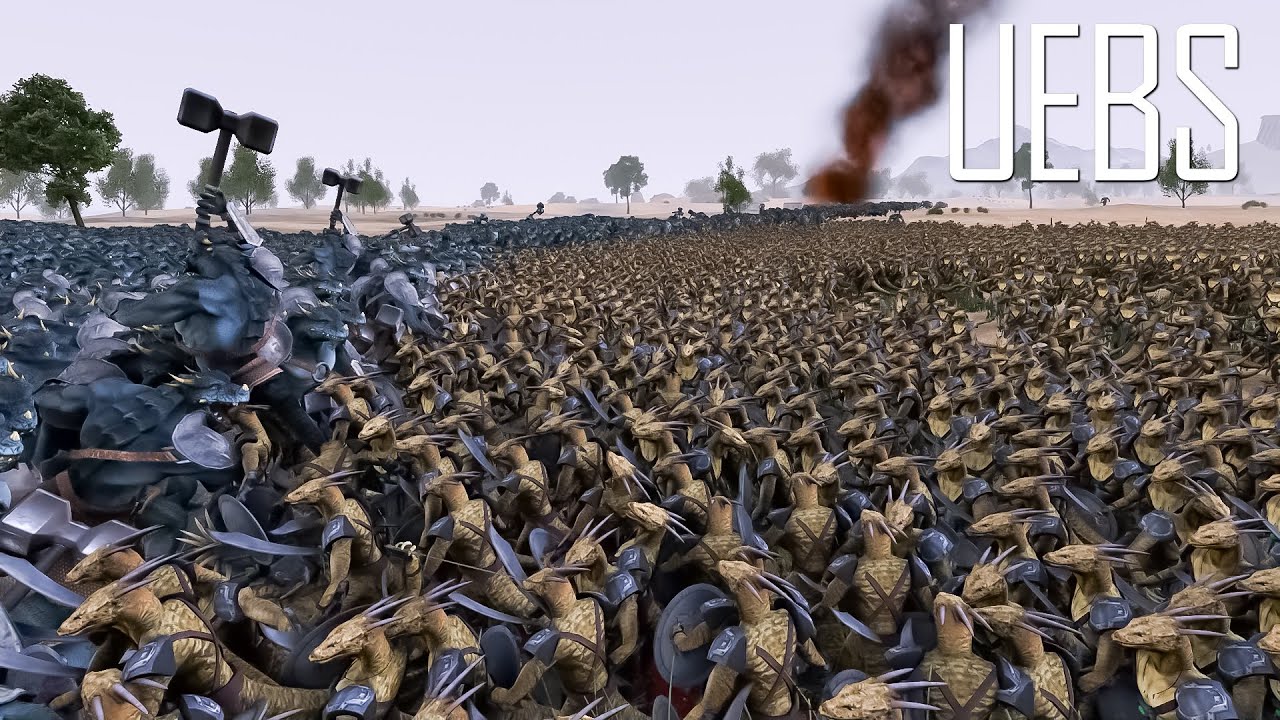 23.000 Lizardman Swords vs 22.000 Dragon Man Weaps- Ultimate Epic Battle Simulator 2- UEBS 2