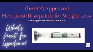 tirzepatide for lipedema This could be a game changer for lipedema patients Tirzepatide finally approved for weight loss!