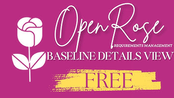 Baseline Details View - Requirements Management