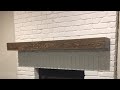 How to Install Fireplace Mantel with Hidden Bracket