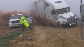 Texas trooper severely injured in 18 wheeler crash caught on camera | ABC7