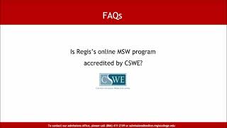 Online Master of Social Work information session 2021