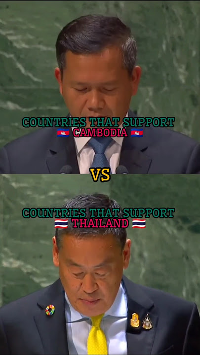 Countries that support Cambodia vs countries that support thailand#shorts#viralshorts
