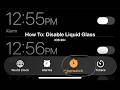 How To: Disable Liquid Glass | iOS 26+ (NEW METHOD) #liquidglass #disable