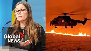 Iceland PM speaks on Grindavik evacuation after volcano eruption: “It is just the norm for us”