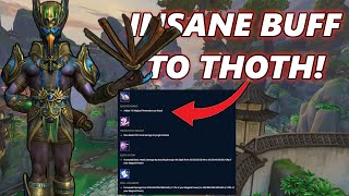 THOTH BUFF IS ACTUALLY REALLY BIG!