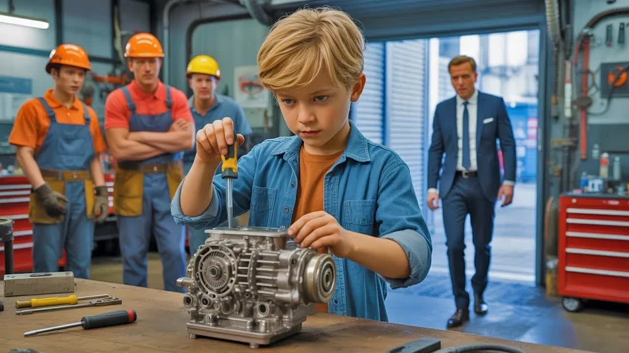 «Questo motore va ad acqua!» Hanno riso del ragazzo… finché il vero proprietario non è arrivato