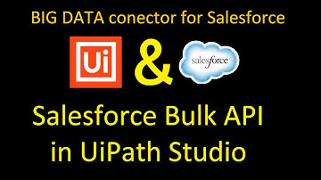 UiPath insert BIG DATA in Salesforce | Data Loader | Bulk API | 10000 | Analyze | Get results