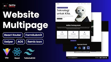 Belajar ReactJS: Buat Website Multi Page Responsive dengan Vite ReactJS & TailwindCSS