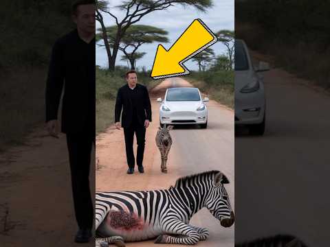 Story of Elon Musk Lookalike Saving Injured Zebra
