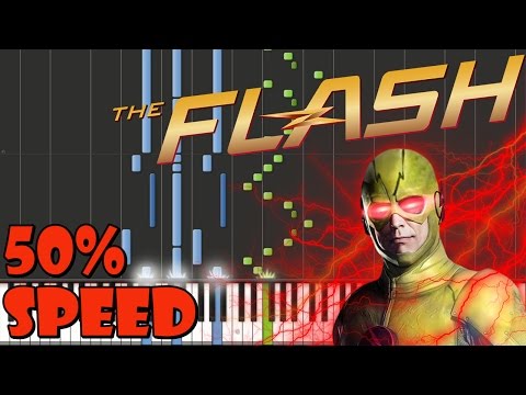 The Flash - Reverse-Flash Theme | Piano Tutorial [50% Speed] + Sheets