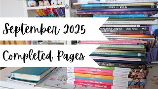 September 2025 Completed Pages