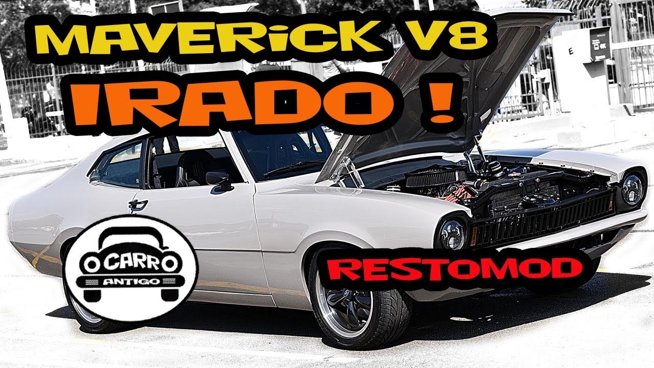 MAVERICK GT V8 IRADÍSSIMO. Restauração estilo RESTOMOD , Carro novo =  0 KLM