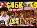 ONLY $45K FOR THIS CABIN? FULL 30 MINS TOUR OF OUR AMISH BUILT MODULAR CABINS AND PREFAB HOMES