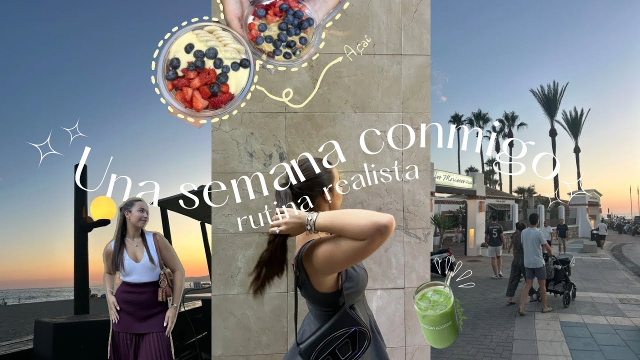 Una semana conmigo| rutina realista✨