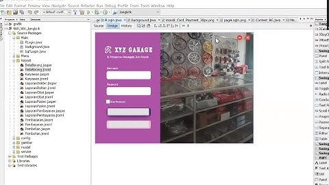 Sistem Administrasi Bengkel Otomatis Menggunakan NetBeans | Java Project