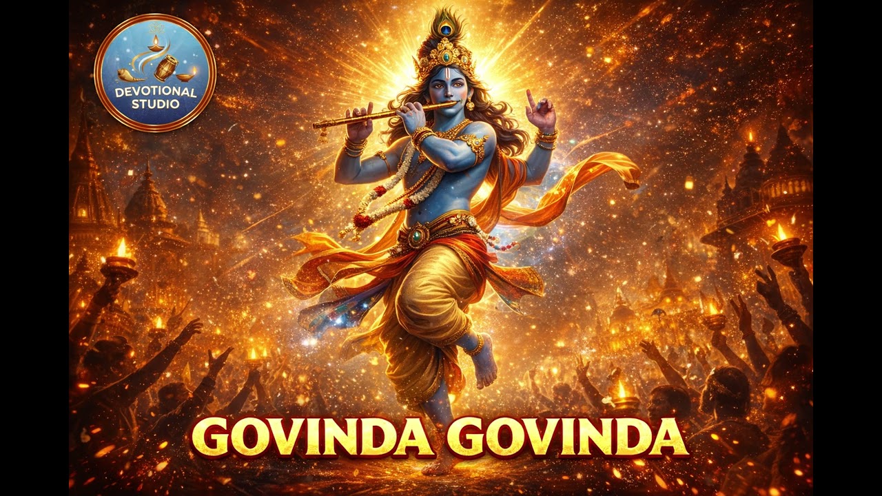 Fast Version Krishna Bhajan 🔥 Govinda Govinda | Energetic Devotional Song