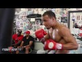 EXPLOSIVE! CHRIS EUBANK JR. UNLEASHES 8 PUNCH COMBOS ON HEAVY BAG