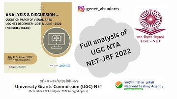 Full analysis of UGC NTA NET/JRF 2022 visual arts I Dec 2021 & June 2022 (merged cycles) PART-4