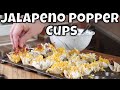 Jalapeno Popper Wonton Cups on a Pellet Grill