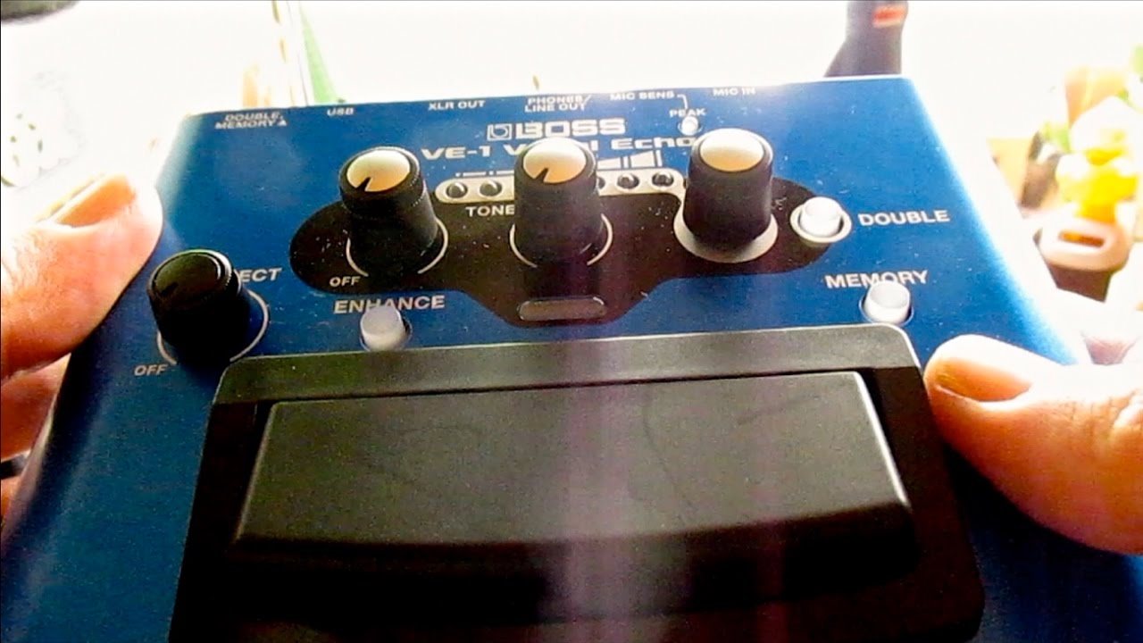 BOSS VE-1 Vocal Effector Arrives - YouTube