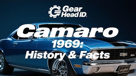 The ICONIC 1969 Camaro: History, Design, and Rare Facts Revealed‼️‼️