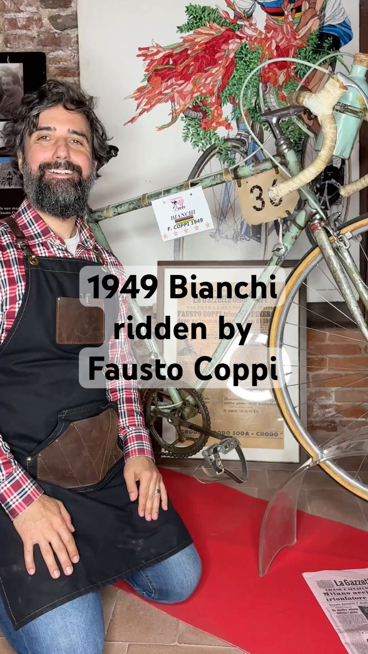 1949 Bianchi ridden by Fausto Coppi - YouTube