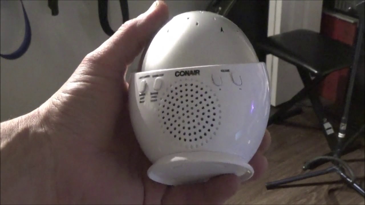 Conair LED Star Projector Thingy With Different Calming Sounds - YouTube