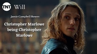 Jamie Campbell Bower: Christopher Marlowe being Christopher Marlowe on the series: Will TNT