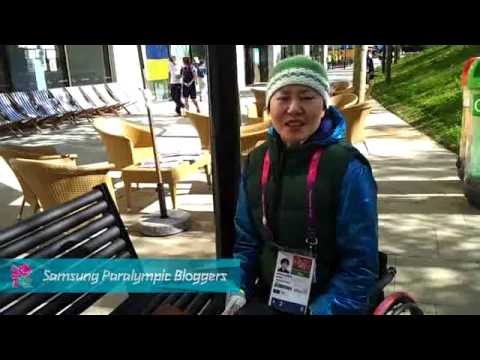 Samsung Blogger - Kyoung Jeon, Korean swimming team, Paralympics 2012