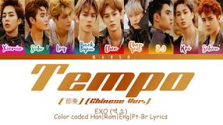 EXO (엑소) – Tempo (節奏) (Chinese Ver.) (Color Coded Lyrics/Chi/Pin/Eng/Pt-Br) screenshot 5