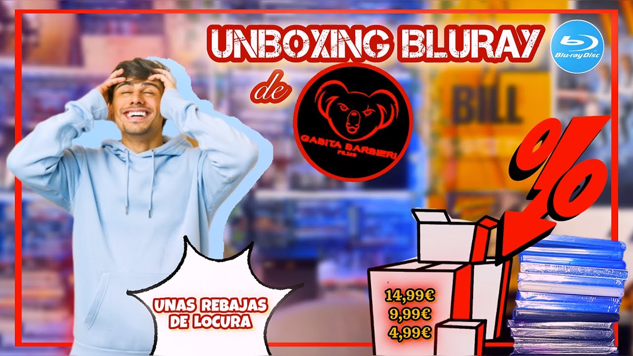 Rebajas GABITA BARBIERI 💢 • Unboxing | Bluray - películas - terror - haul 📦💿
