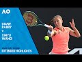 Diane parry v xinyu wang extended highlights  australian open 2024 first round