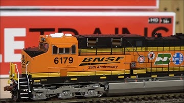 Product Demo: ScaleTrains ES44AC BNSF 25th Anniversary Units! HO Scale ESU LOKSound!