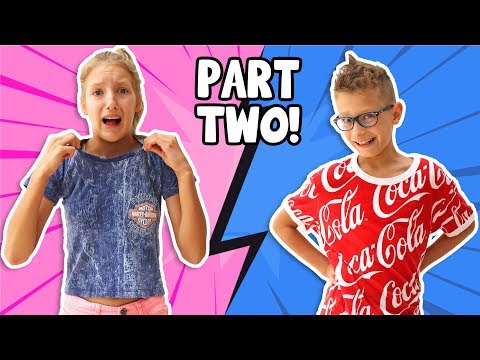 Switching Clothes with my Brother!!!! part 2