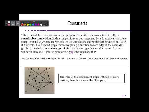 Section 5.1 Tournaments