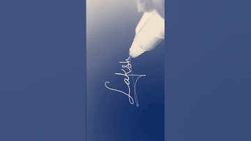 Lakshmi Name Signature Styles #youtubeshorts #viralvideo