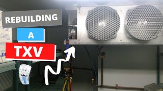 Walk in Cooler is not Cooling. Rebuilding a TXV.