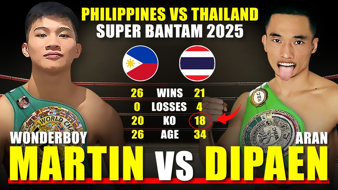 CARL JAMMES MARTIN vs ARAN DIPAEN | 2025 BR*TAL UPSET Super Bantamweight | Philippines vs Thailand