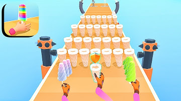 Popsicle Stack ​- All Levels Gameplay Android,ios (Levels 145-148)