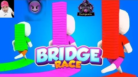 Bridge  Race Game ( All Level Play 1444 _ 1473 ) YasirGamin- Game Play _ Noob Pro Hacker 🔥 Rock