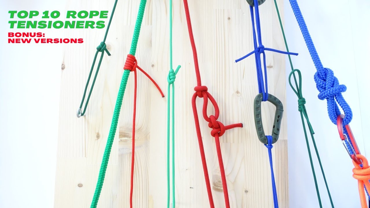 TOP 10 Tension Locking Systems -Tent Guy Line Tensioners - Rope Tensioners - READ THE DESCRIPTION